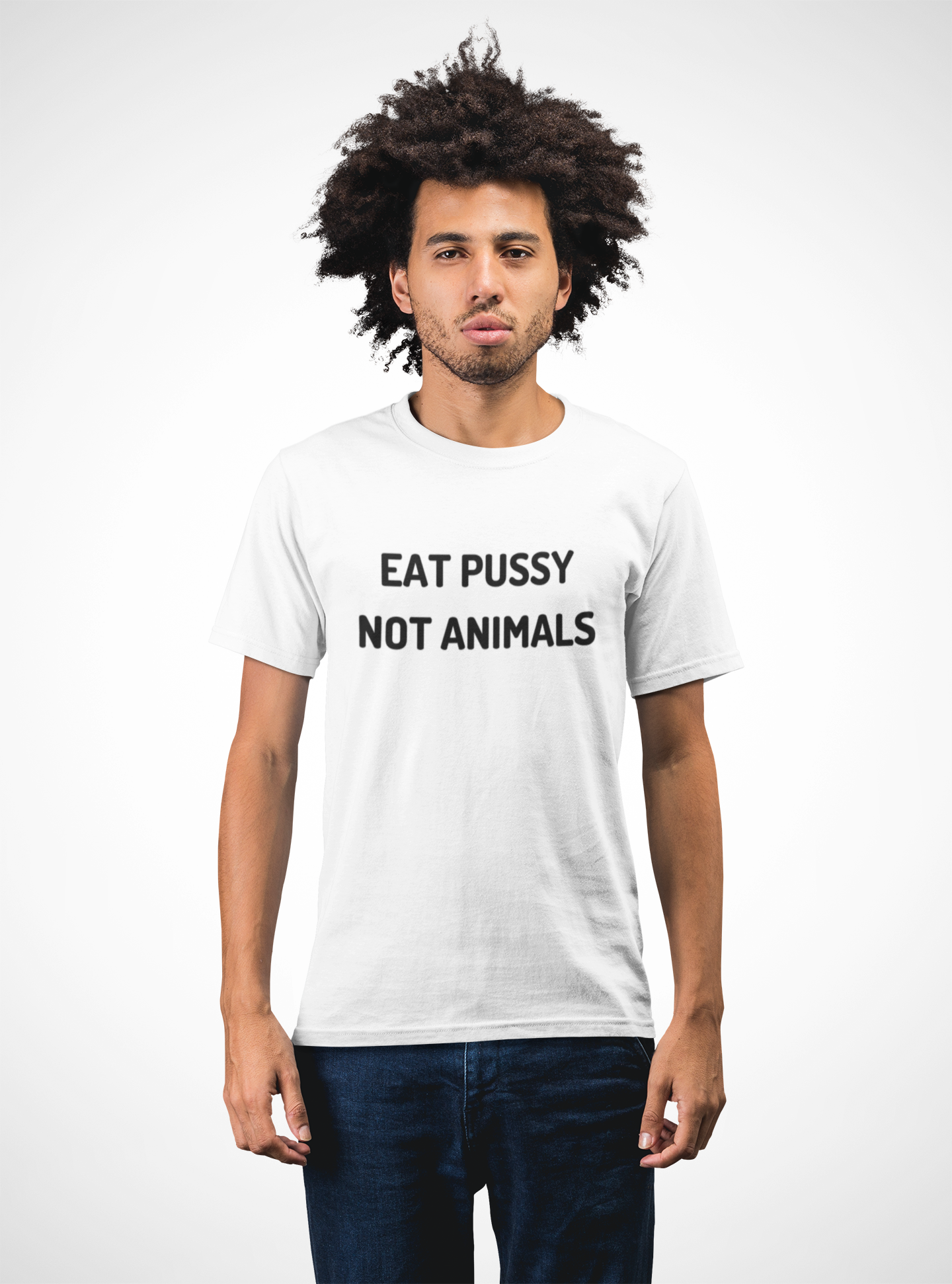 Eat Pussy Not Animals Unisex T-shirt for Men Women