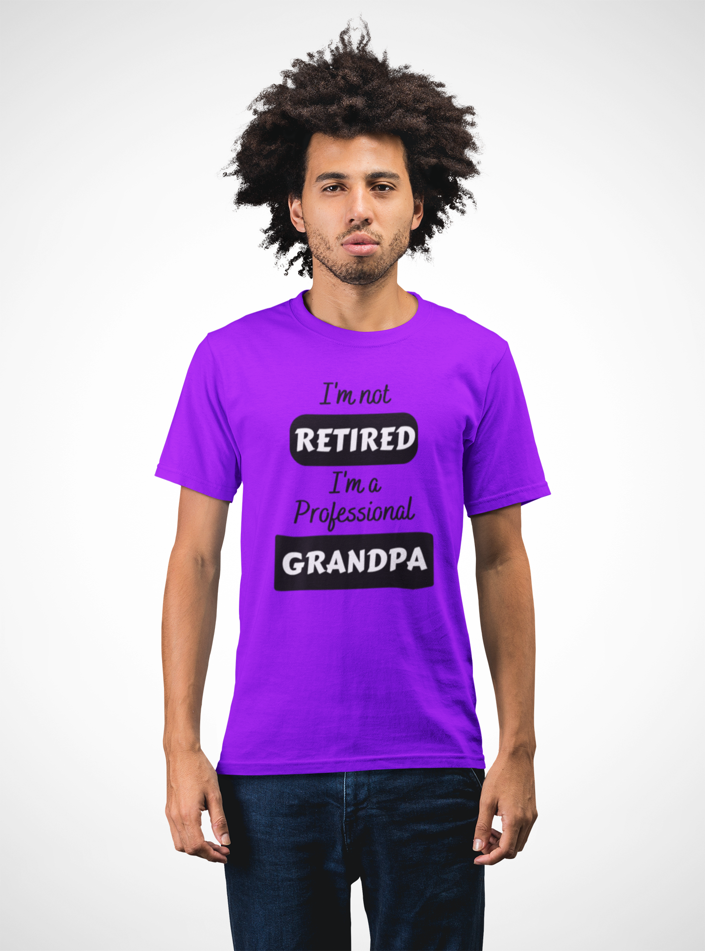 I'm not Retired I'm a Professional Grandpa Unisex T-shirt for Men Women
