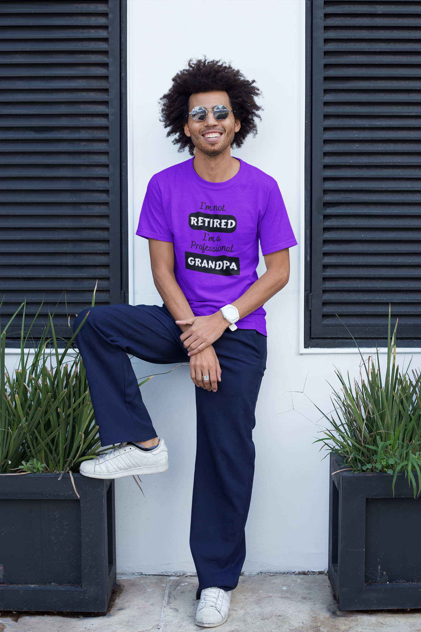 I'm not Retired I'm a Professional Grandpa Unisex T-shirt for Men Women