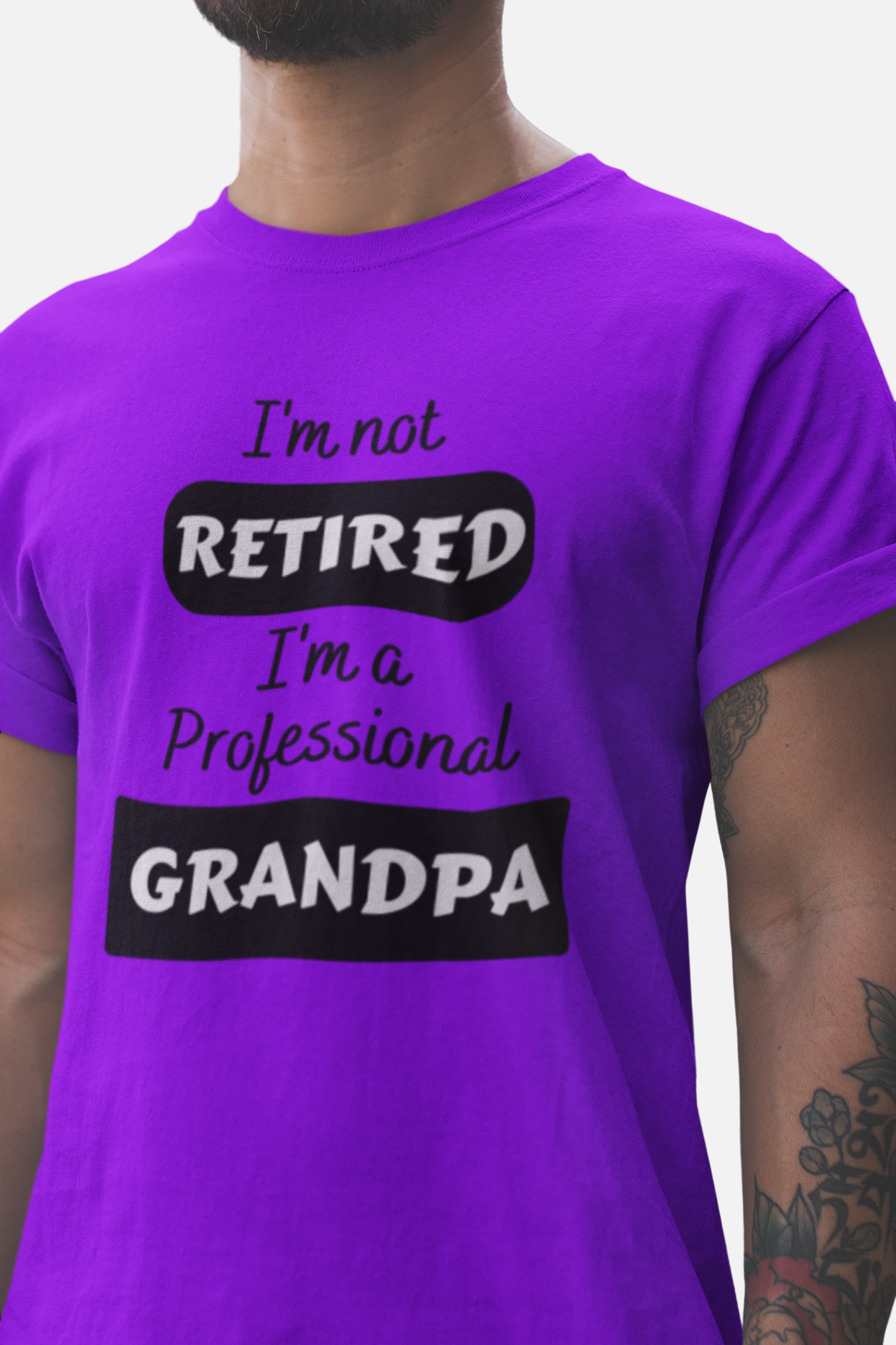 I'm not Retired I'm a Professional Grandpa Unisex T-shirt for Men Women