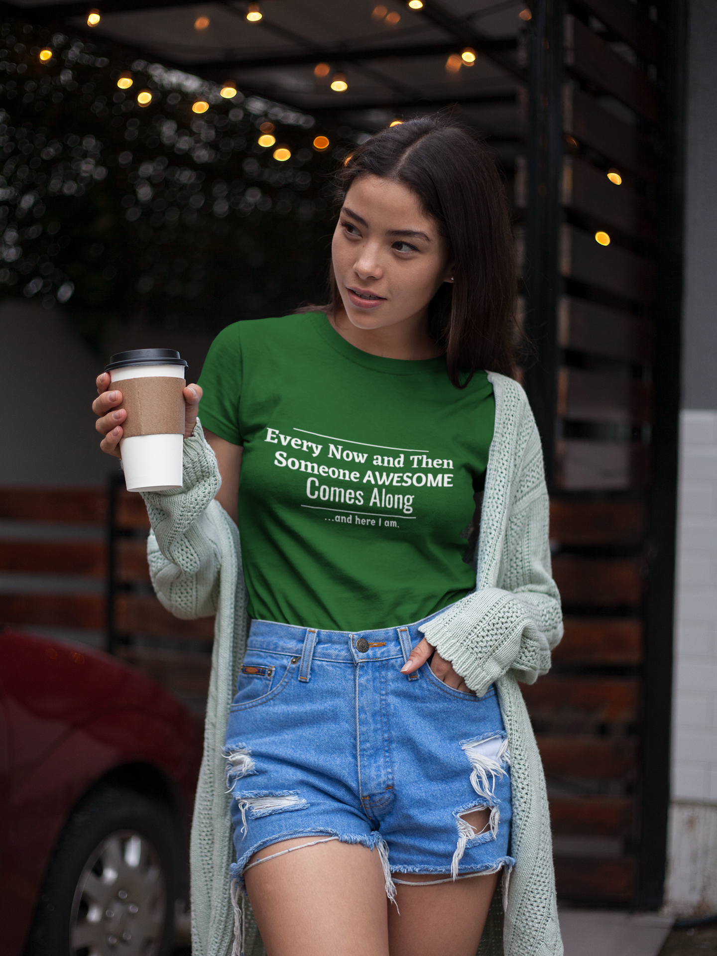 Every Now And Then Someone Awesome Comes Along Unisex T-shirt for Men Women