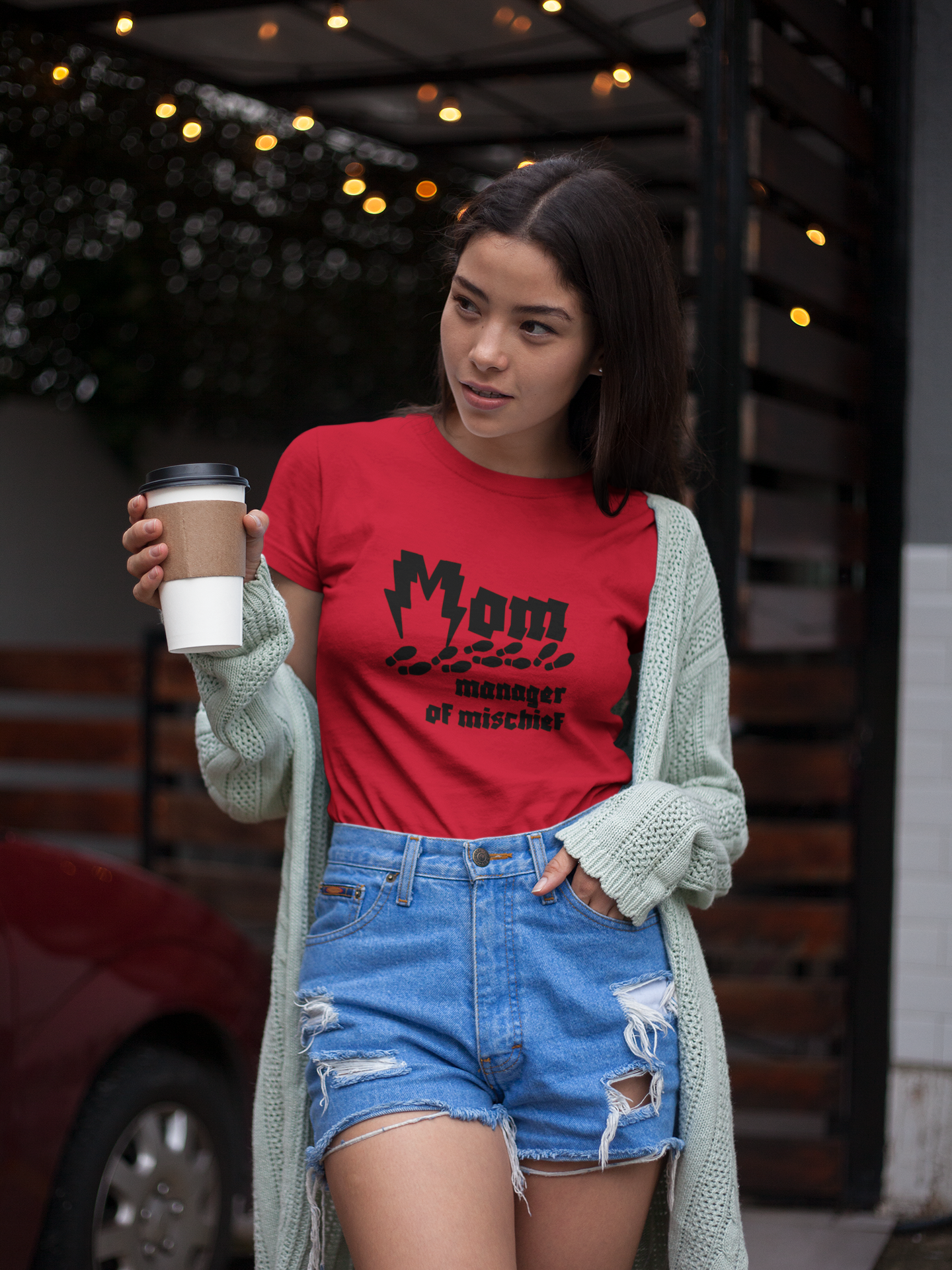Mom Manager of mischief Unisex T-shirt for Men Women