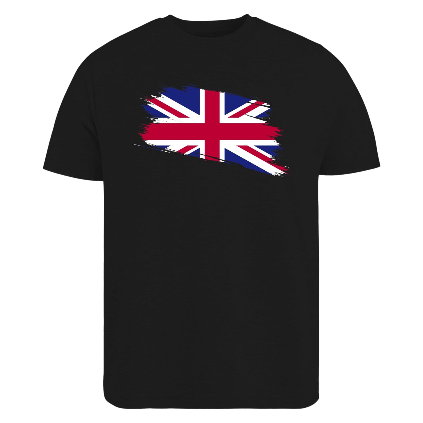 Be Buz Union Jack Flag T-Shirt for Women Great Britain Ladies Cool Distressed Flag Cotton Shirt Gift for her