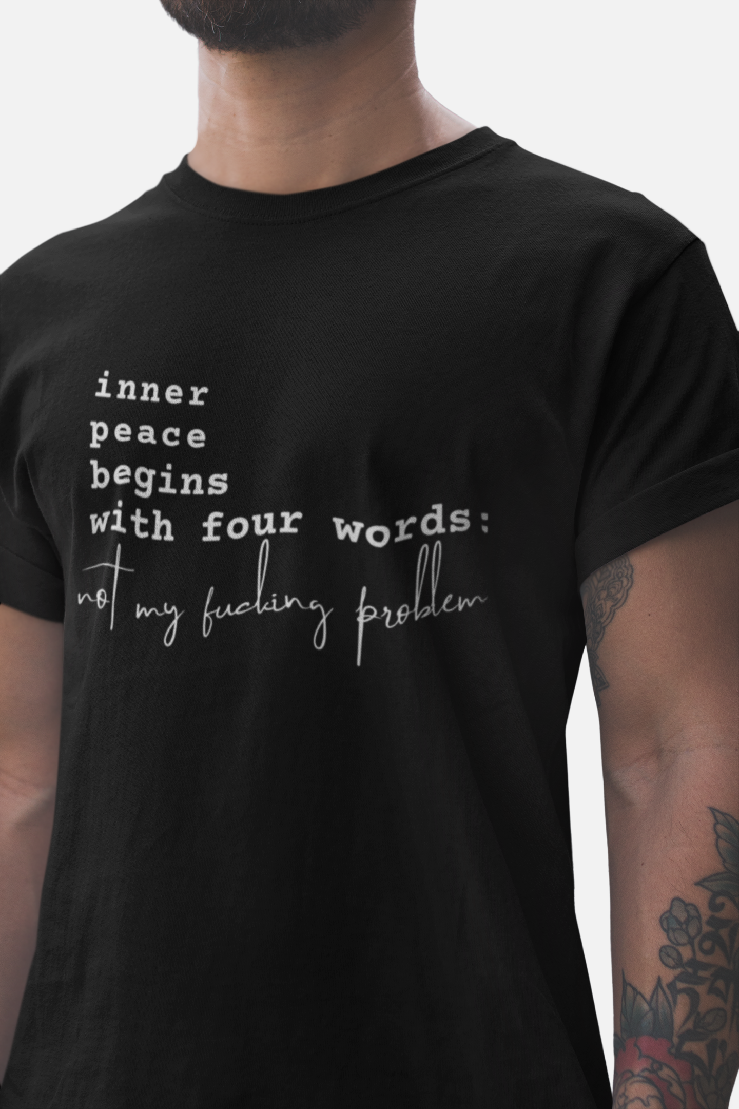 Inner peace begins with four words Unisex T-shirt for Men Women