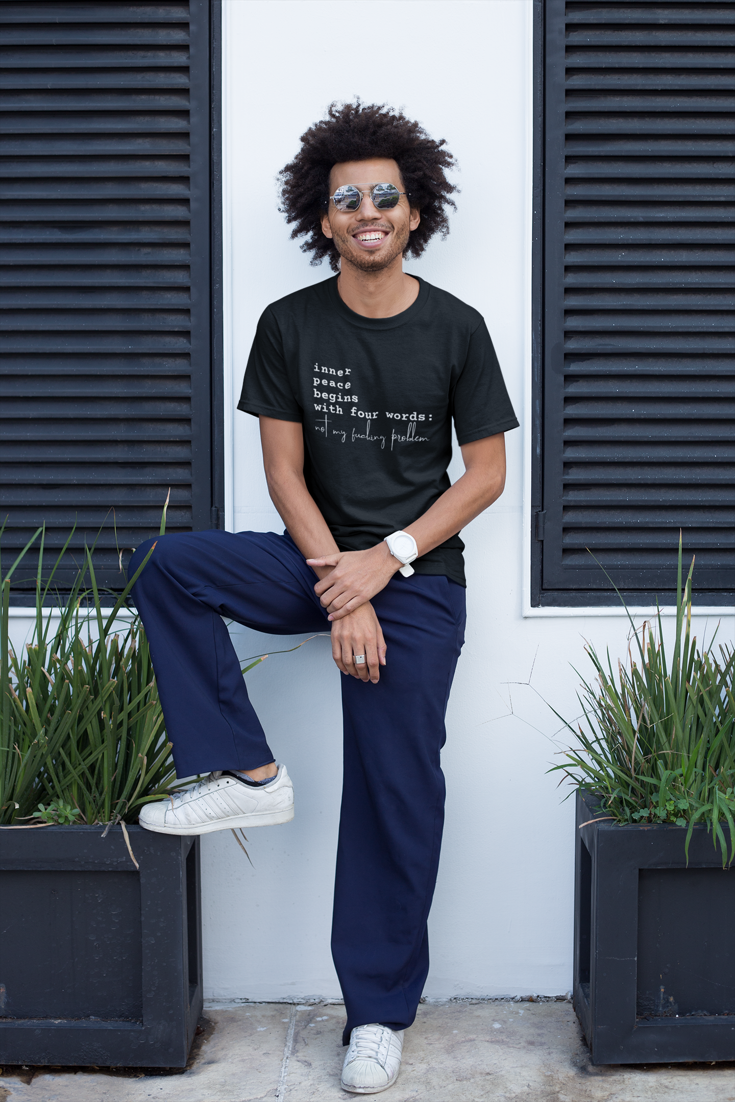 Inner peace begins with four words Unisex T-shirt for Men Women