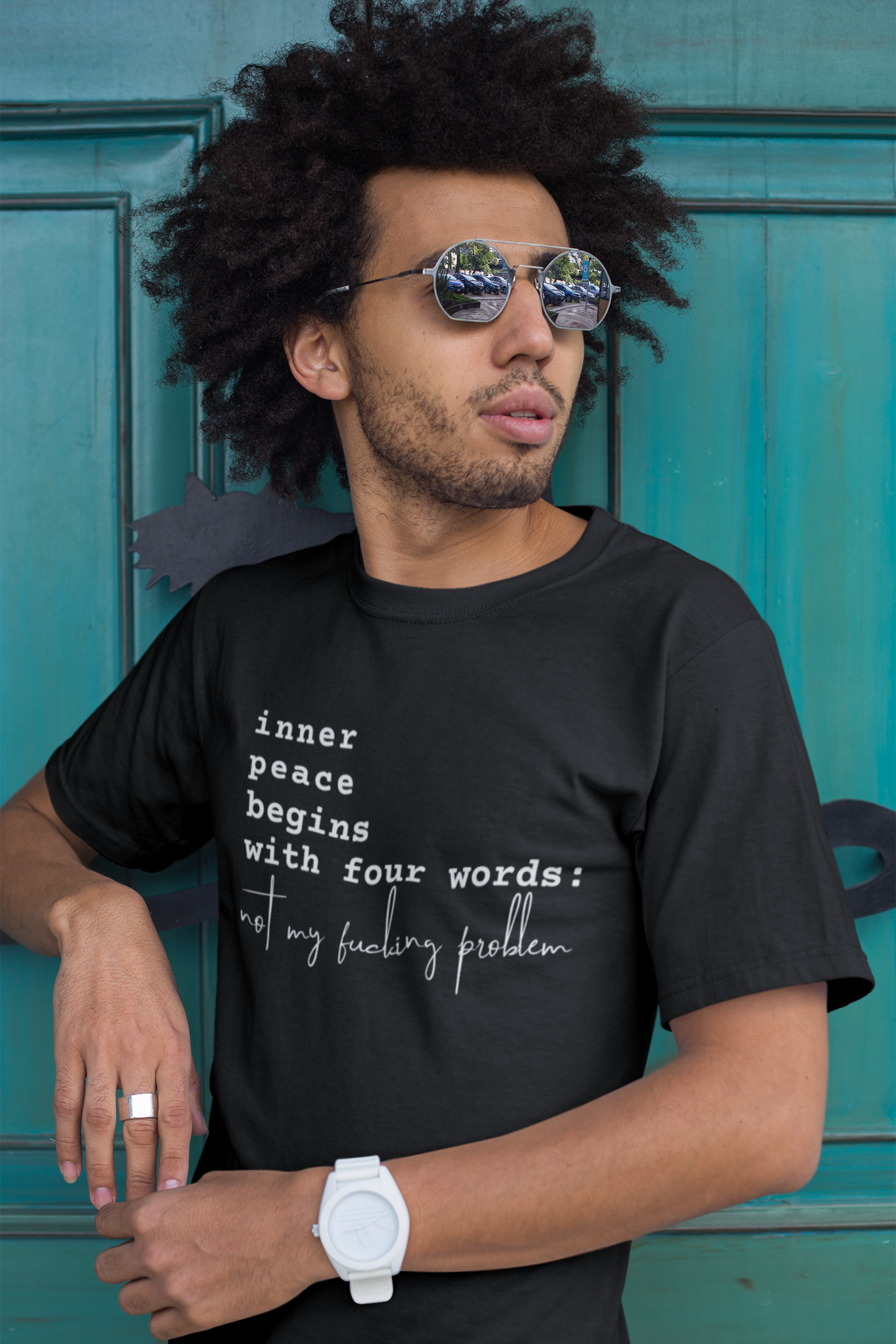 Inner peace begins with four words Unisex T-shirt for Men Women