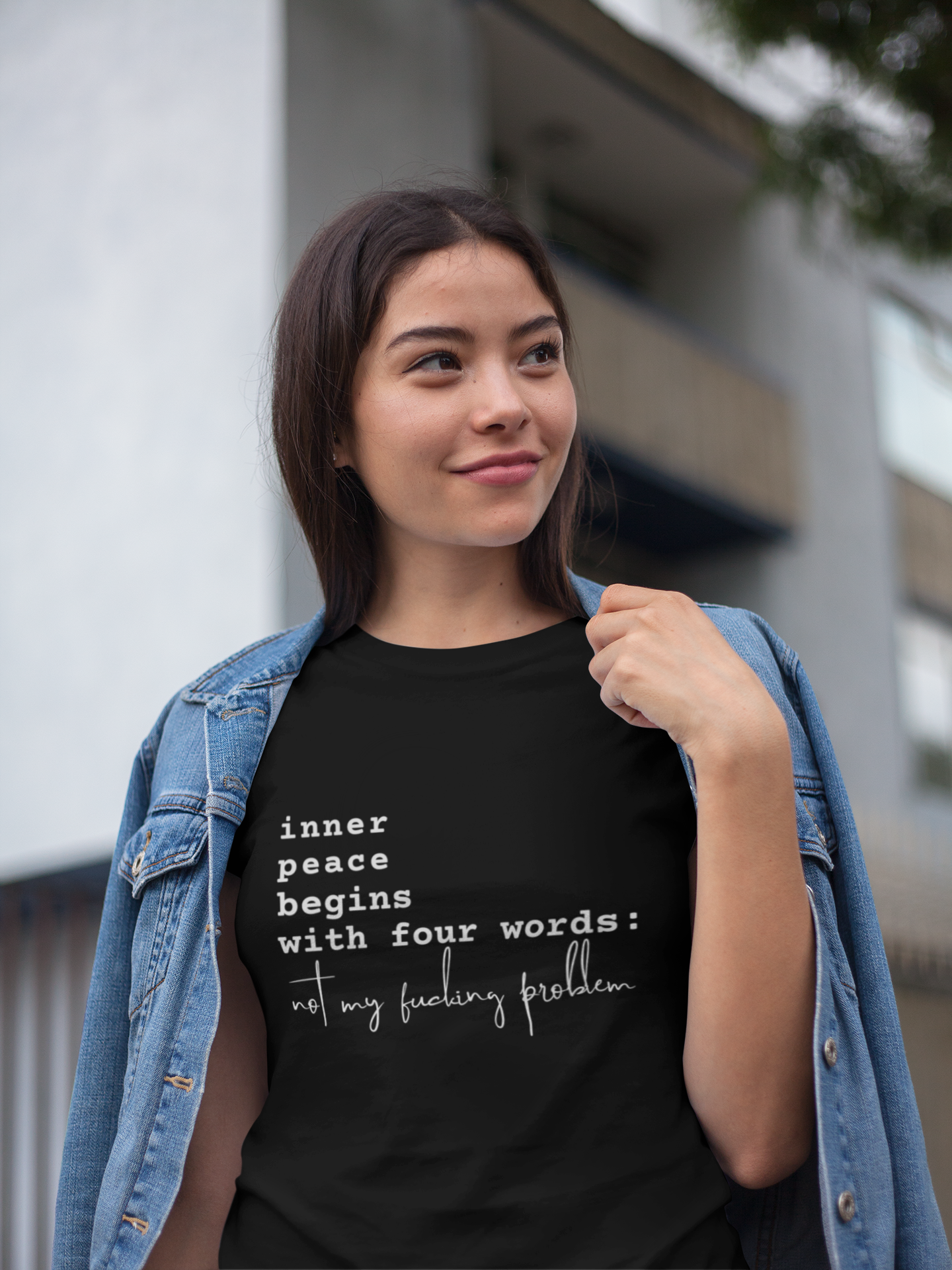 Inner peace begins with four words Unisex T-shirt for Men Women
