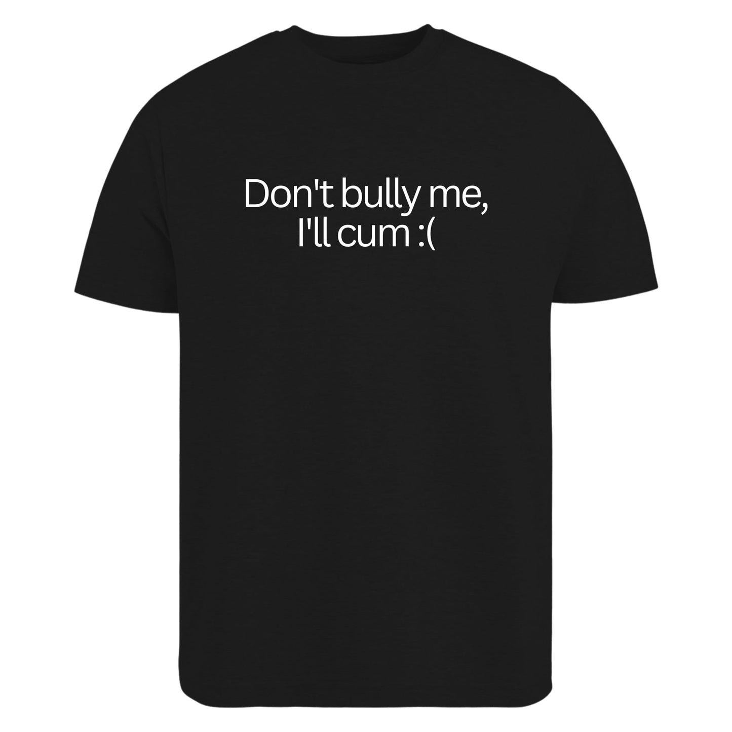 Be Buz Funny Meme T-Shirt Don't Bully Me, Men's Cotton Tee Sarcastic Tee