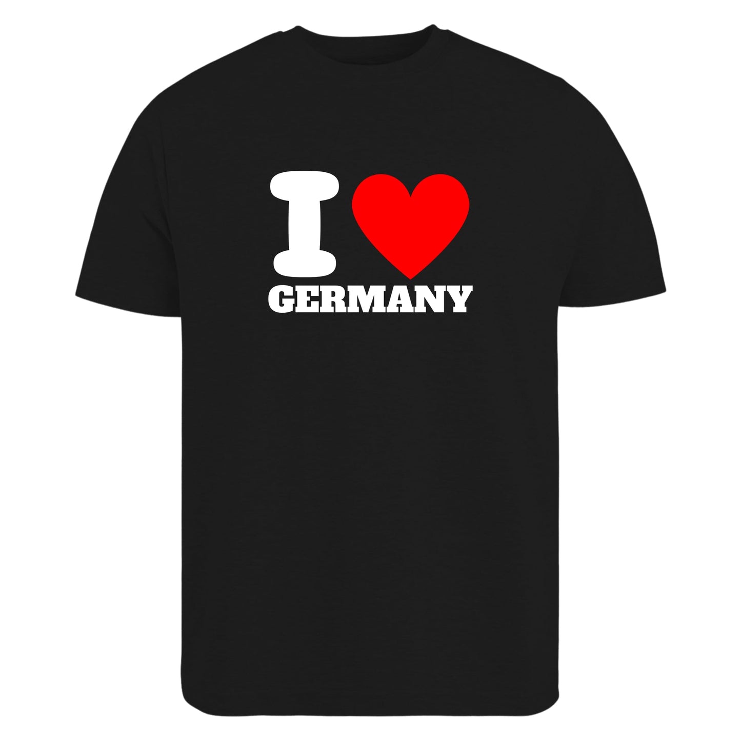 Be Buz I Love Germany T-Shirt Unisex Graphic Tee with Classic Heart Design Trendy Germany Souvenir Shirt for Men and Women Pride Tee
