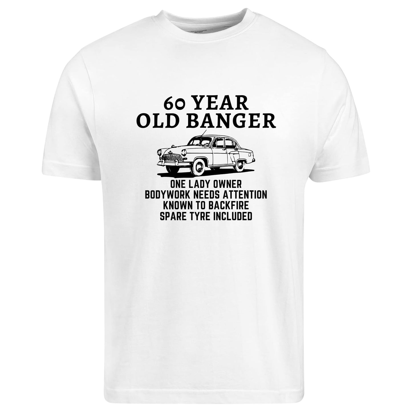 60th Birthday T-Shirt, Vintage Aged to Perfection Design, Funny Banger Celebration Gift
