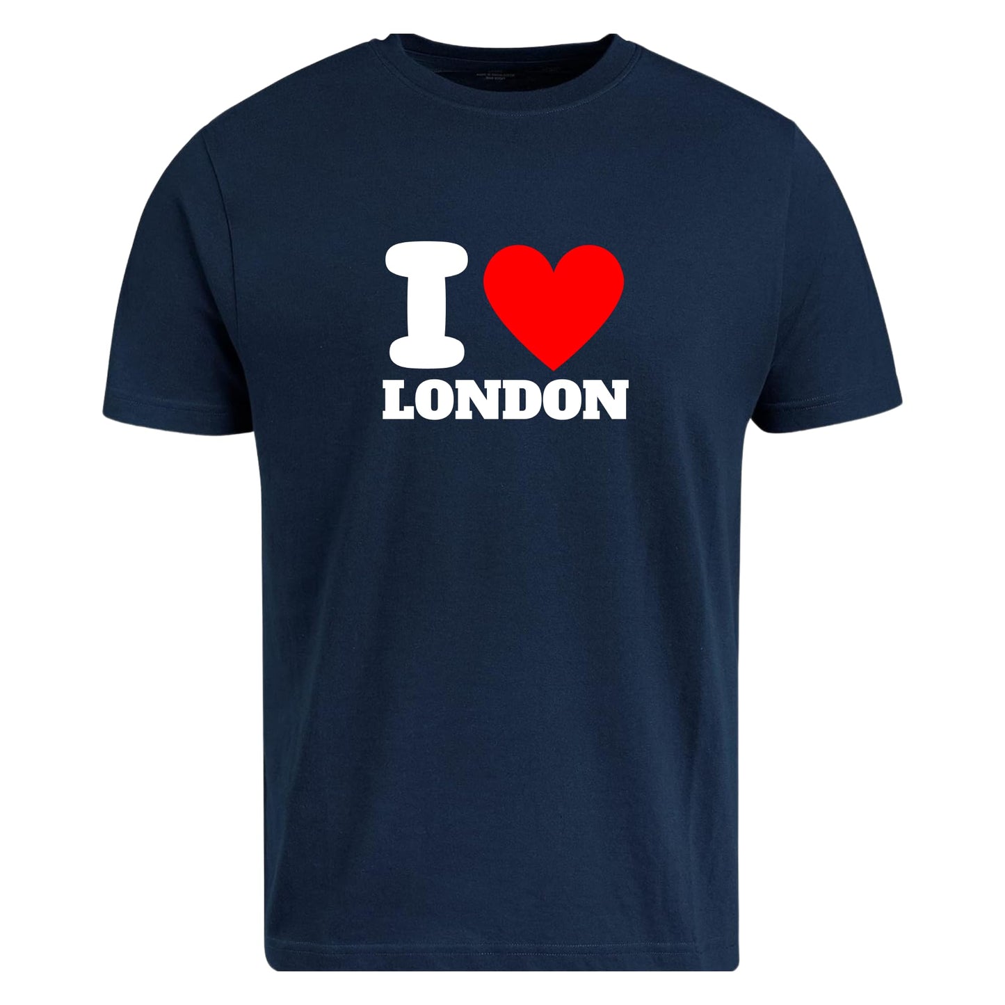 Be Buz I Love London T-Shirt Unisex Graphic Tee with Classic Heart Design Trendy UK Souvenir Shirt for Men and Women Travel Gift, British City Pride Shirt