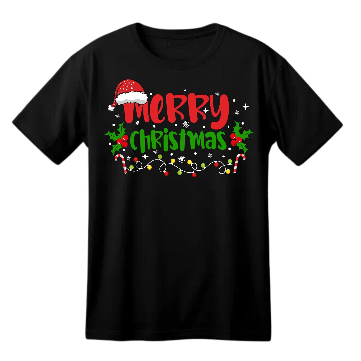 Be Buz Merry Christmas and Happy New Year My Gnomies Printed Adults Unisex Men Women Cotton Crew Neck Casual T-Shirt