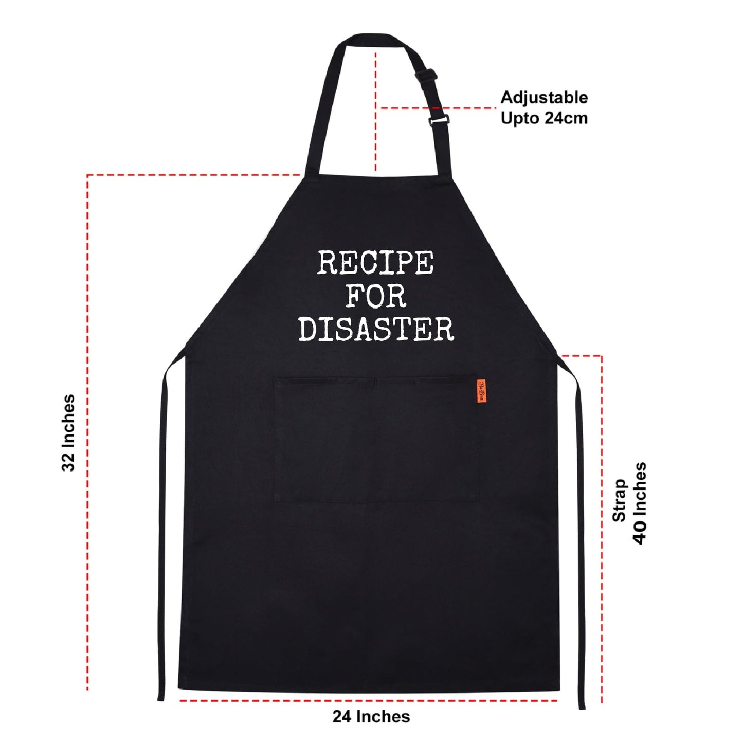 Recipe For Disaster Funny Aprons for men Printed Apron Gift for Her Chef Apron Kitchen Apron BBQ Apron Gift Baking Apron Father Day Gift