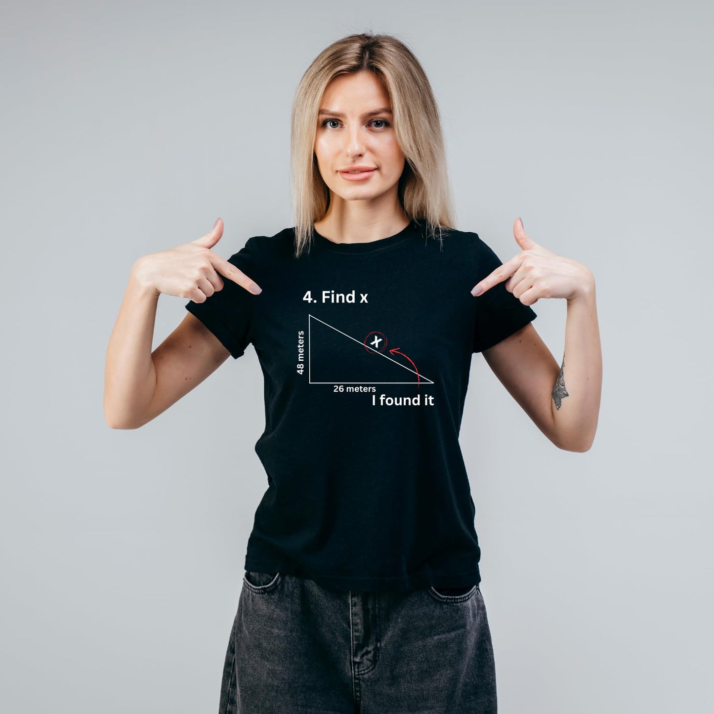 Find X. I Found It - Funny Maths T-Shirt