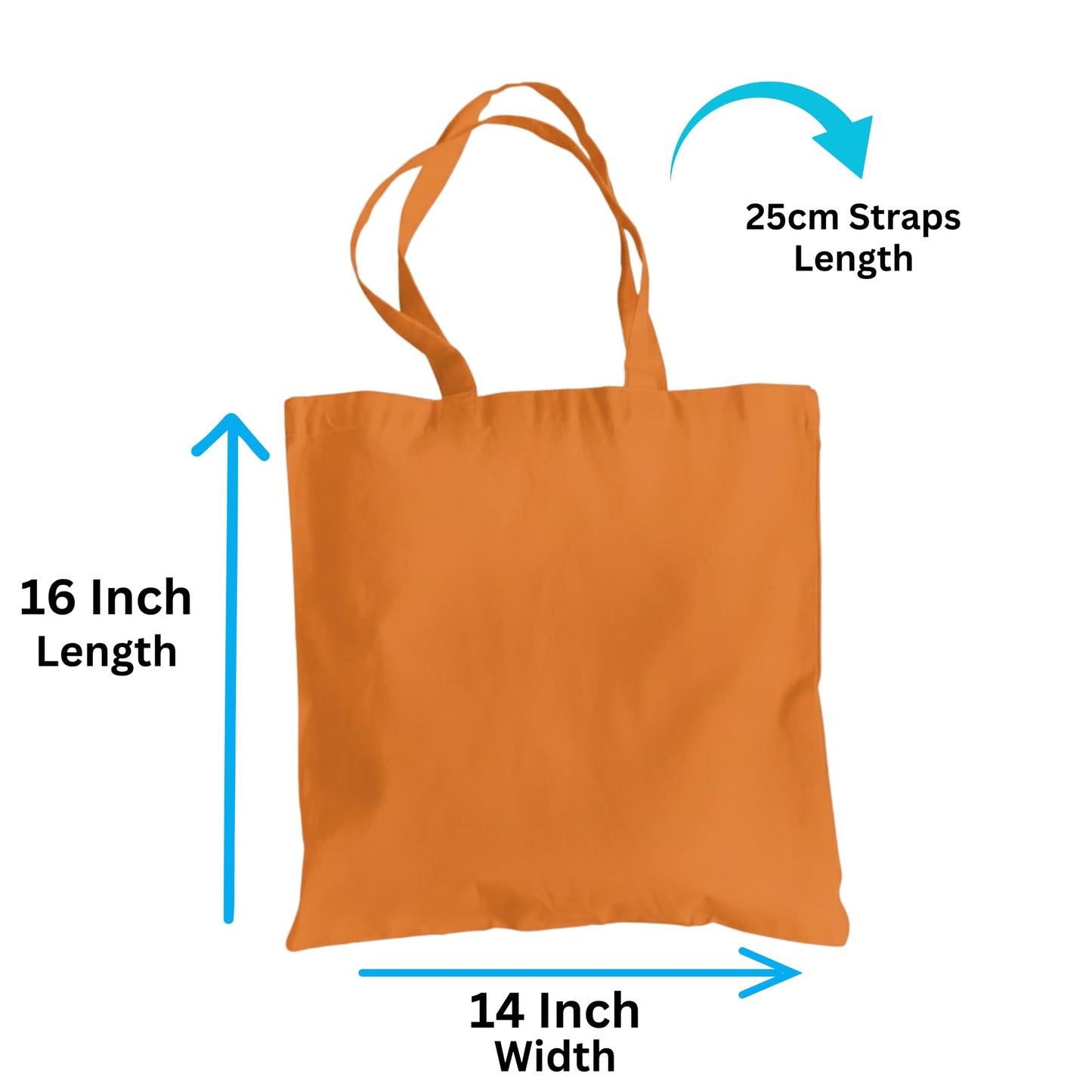 Be Buz Rainbow Hearts Tote Bag – Cotton Reusable Bag for Women and Teens – Colorful Everyday Shopping Bag and Gift Idea