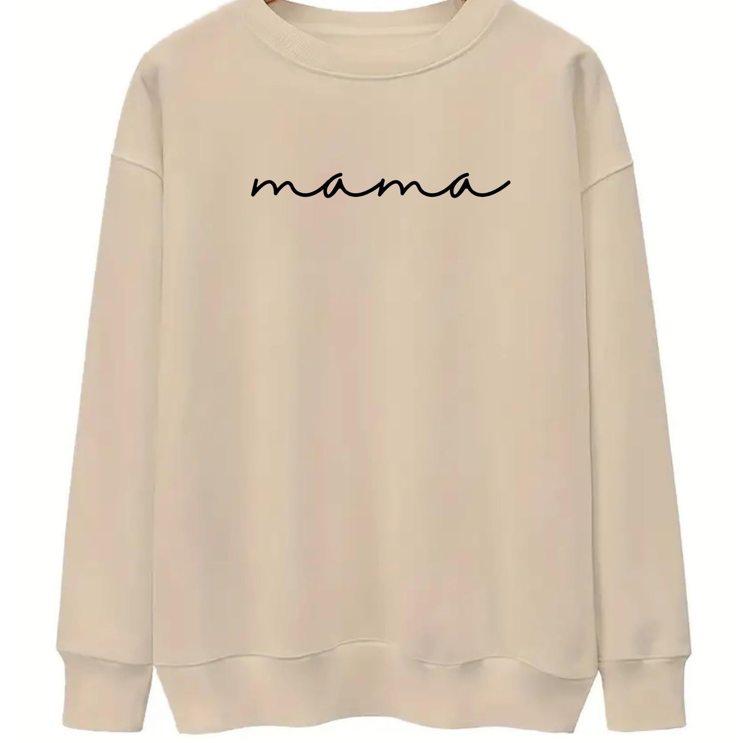 Be Buz Mama Sweatshirt for Women Cute Mom Crewneck Christmas, Mom Outfit, Casual Sweatshirt for Women