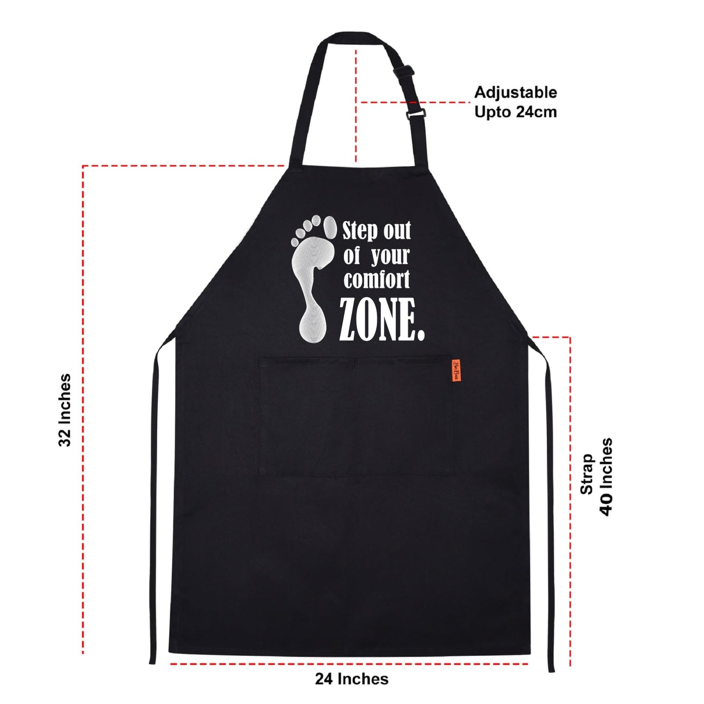 Step Out Of Your Comfort Zone. Funny Aprons for men Printed Apron Gift for Her Chef Apron Kitchen Apron BBQ Apron Gift Baking Apron Father Day Gift