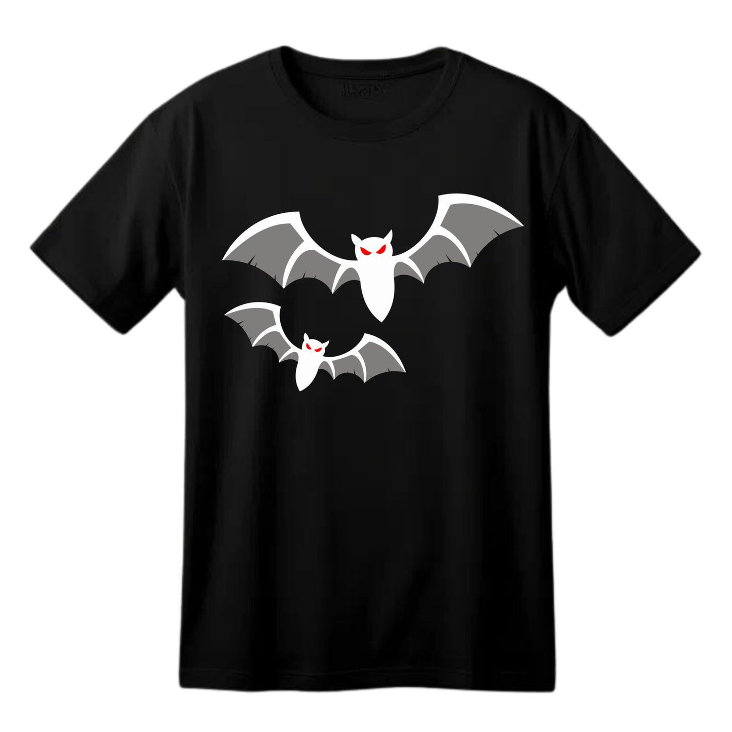 Be Buz Scary Bats Happy Halloween Night Fun Kids Adults Logo Printed Unisex Men Women Summer Winter Cotton Crew Neck Casual T-Shirt