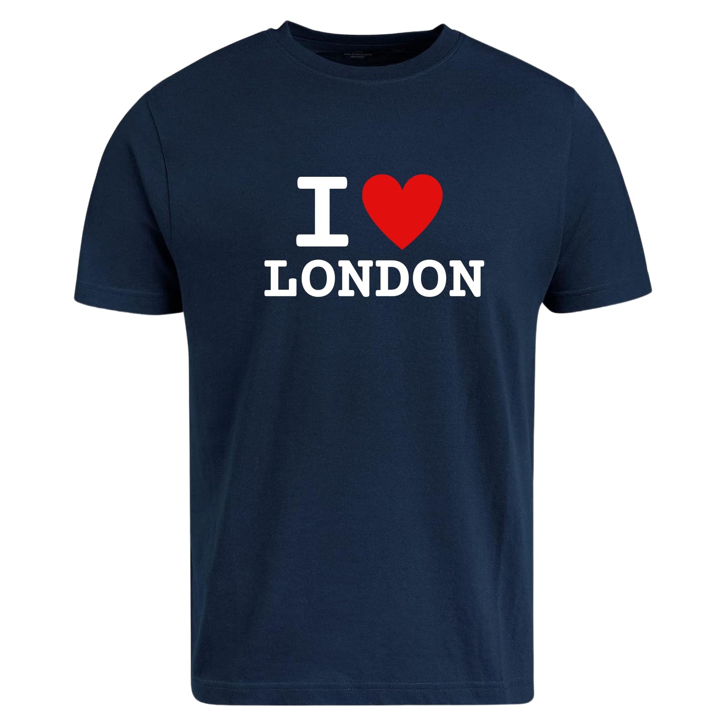 Be Buz I Love London T-Shirt, Unisex Cotton Graphic Tee, Classic Heart Design, British City Pride, Trendy UK Souvenir Shirt for Men and Women Travel Gift