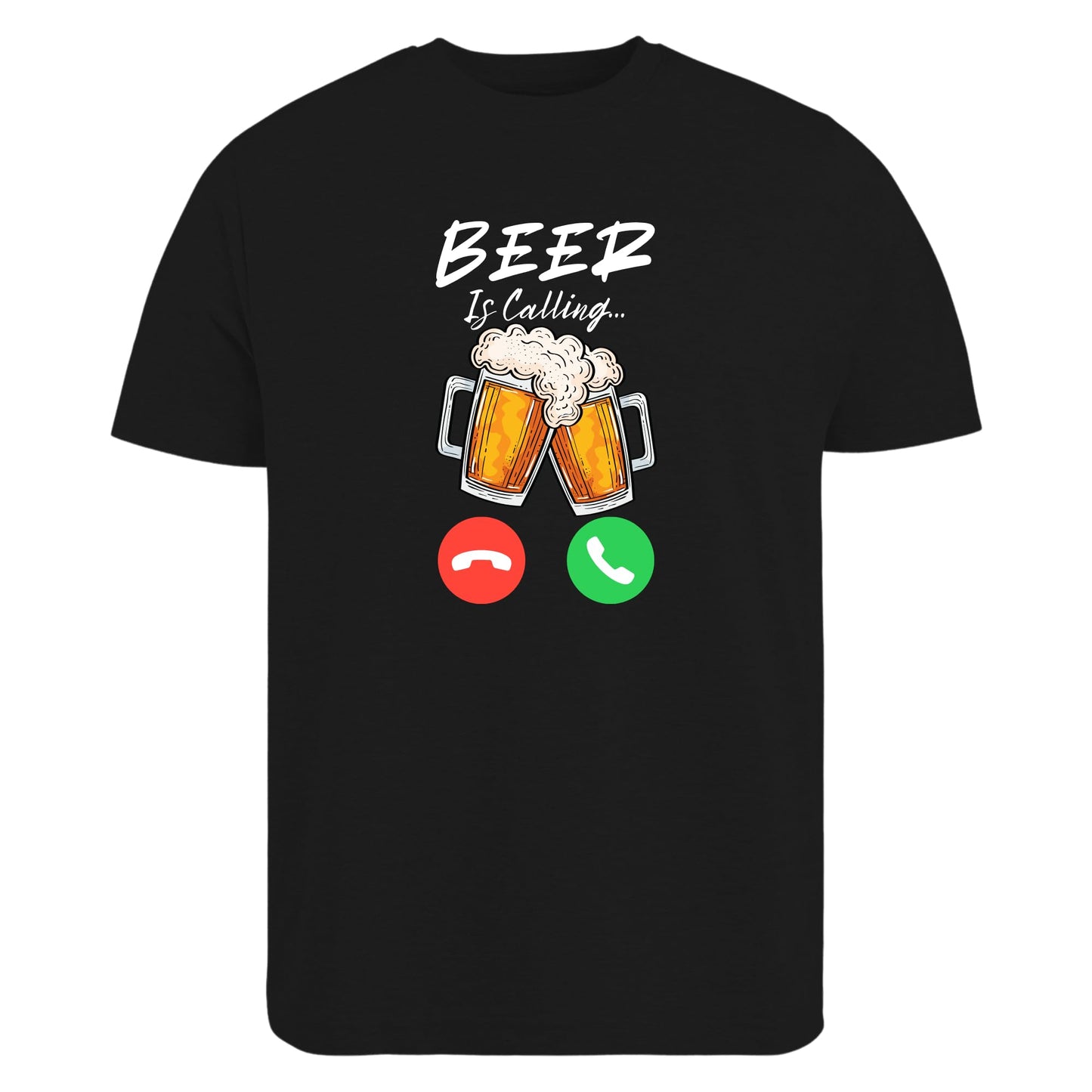 Be Buz Beer is Calling and I Must Go T-Shirt Funny Beer Lover Shirt for Men Drinking Humor Tee Gift for Him