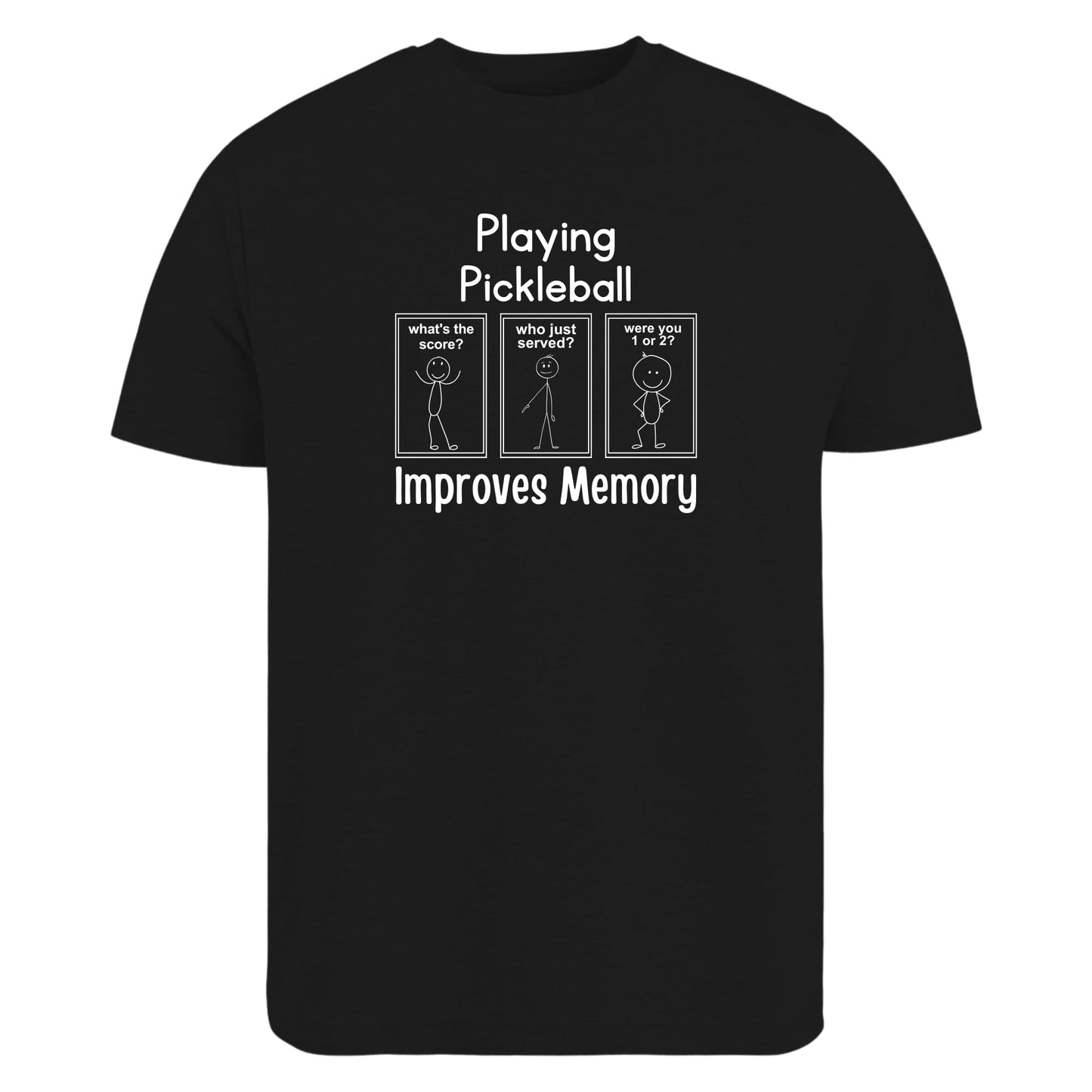 Be Buz Playing Pickleball Improves Memory T-Shirt for Women Gift for Pickleball Players Memory Booster Shirt