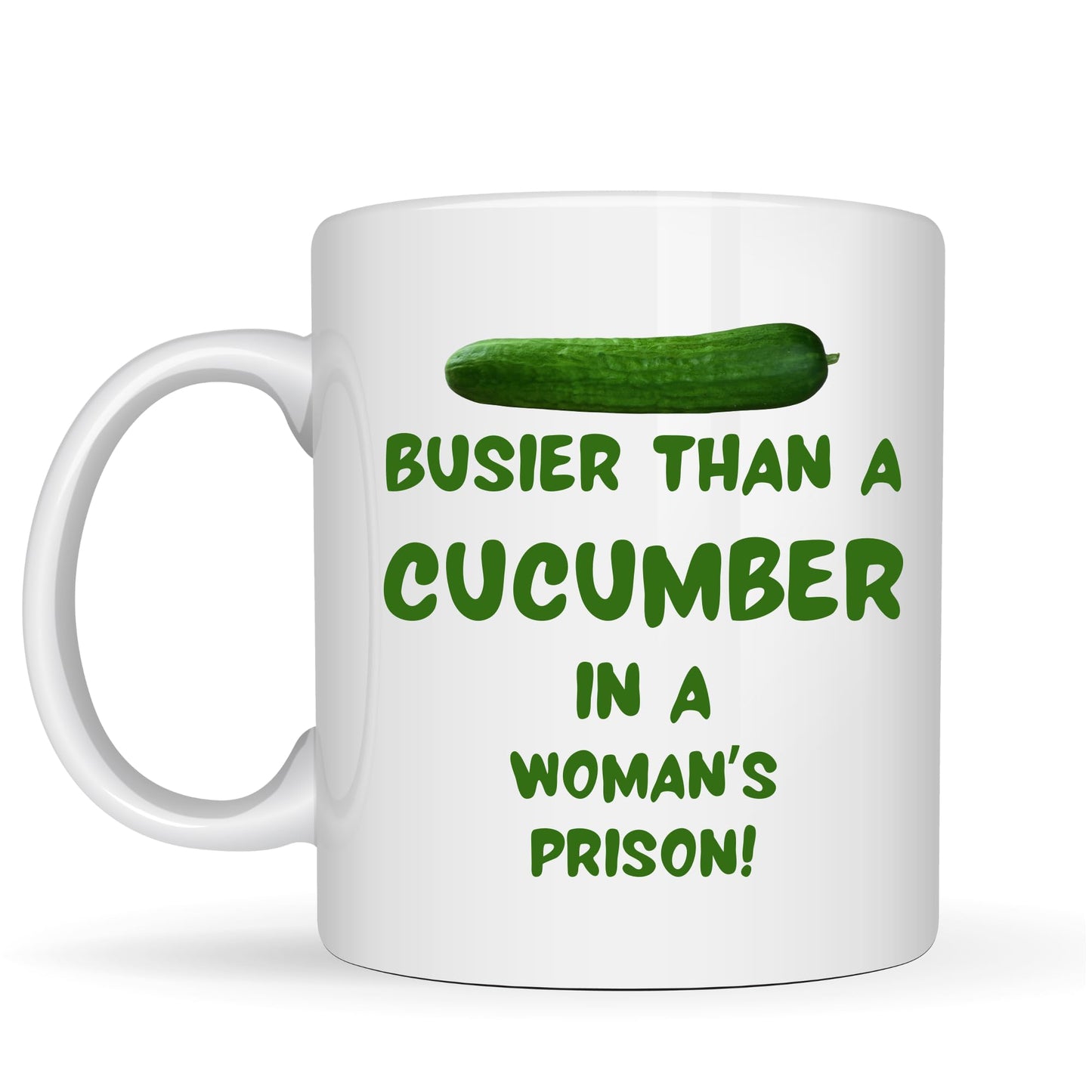 Funny Cucumber Mug - 11oz Ceramic Coffee Cup