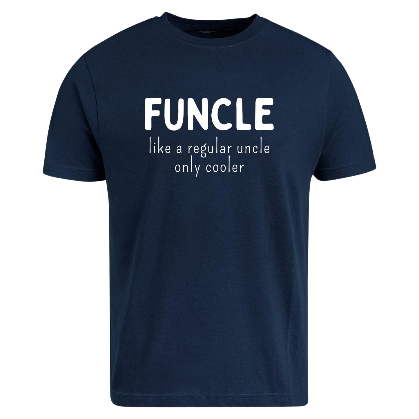 Be Buz Funcle Like a Uncle Only Cooler T-Shirt Funny Gift for him Graphic Tee Uncle Birthday Shirt