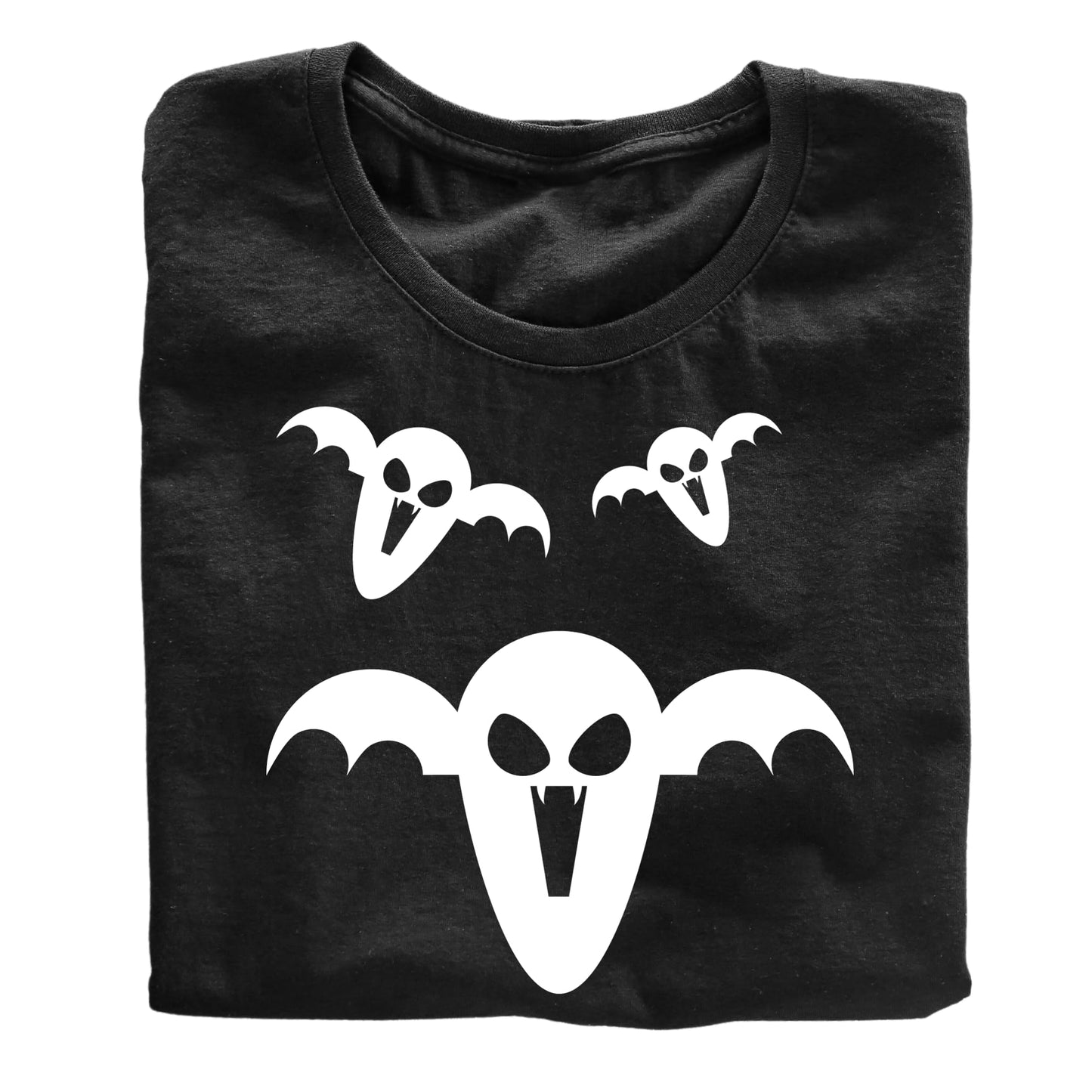 Flying Ghost Halloween Party Fun Adults Logo Printed Unisex Men Women Summer Winter Cotton Crew Neck Casual T-Shirt