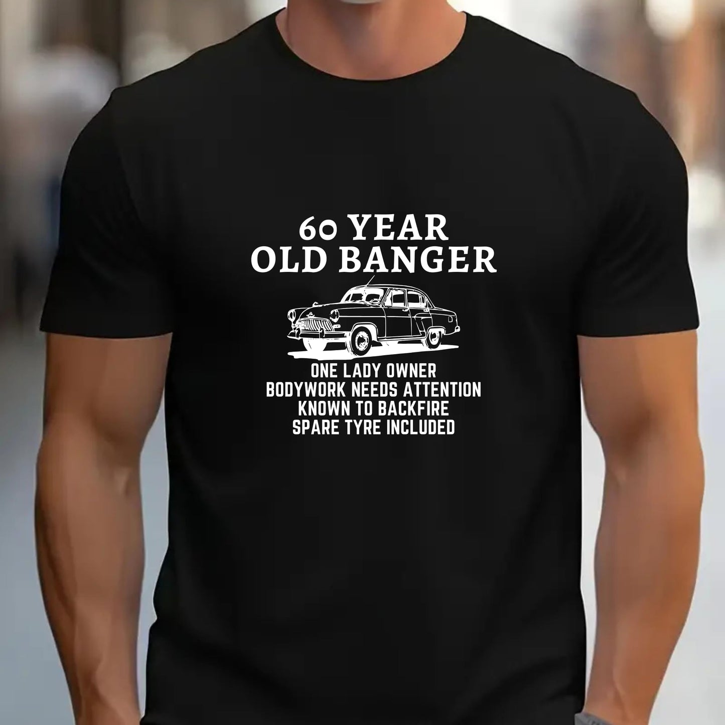60th Birthday T-Shirt, Vintage Aged to Perfection Design, Funny Banger Celebration Gift