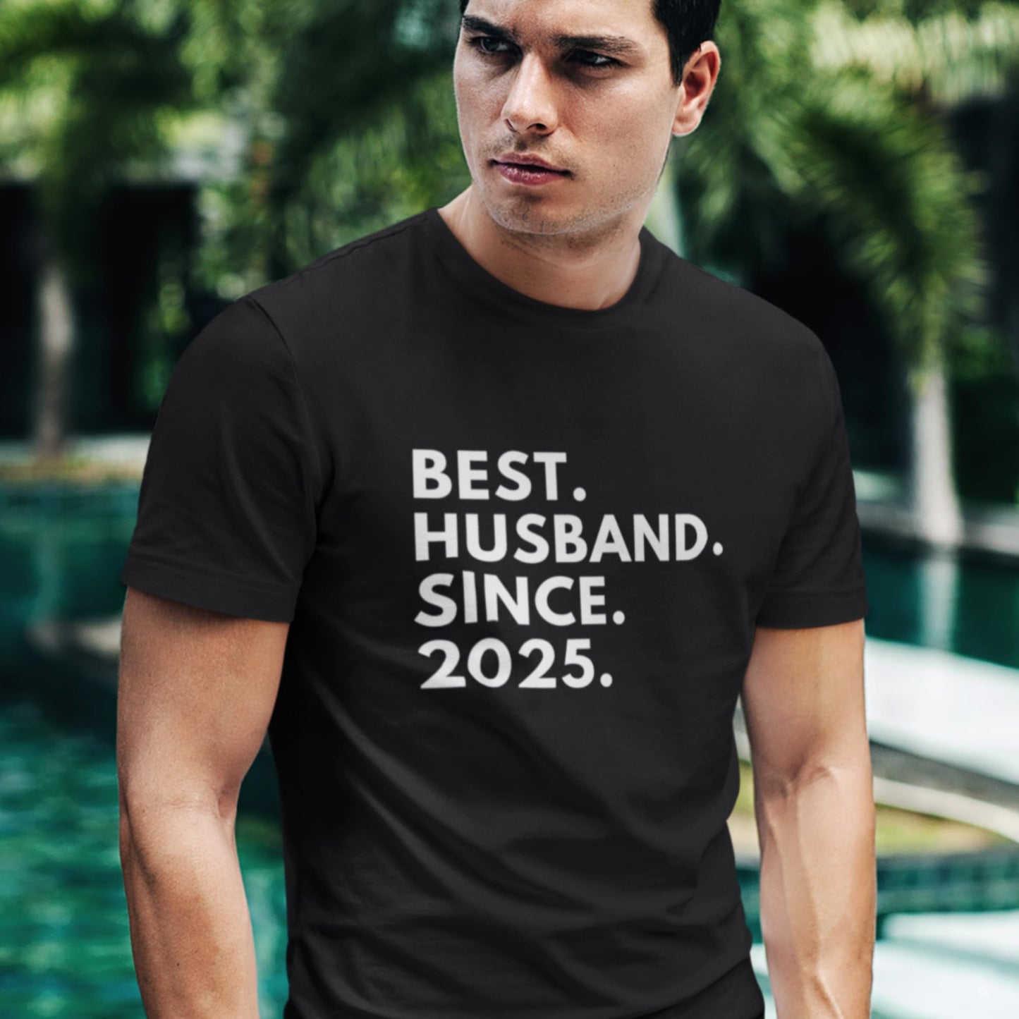 Be Buz Best Husband T-Shirt Personalized Anniversary Shirt for Husband Custom Year Gift Tee for Him Birthday, Wedding, or Valentine’s Day Present