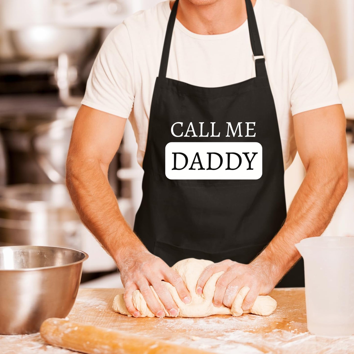 Call Me Daddy Funny Aprons for men Printed Apron Gift for Her Chef Apron Kitchen Apron BBQ Apron Gift Baking Apron Father Day Gift