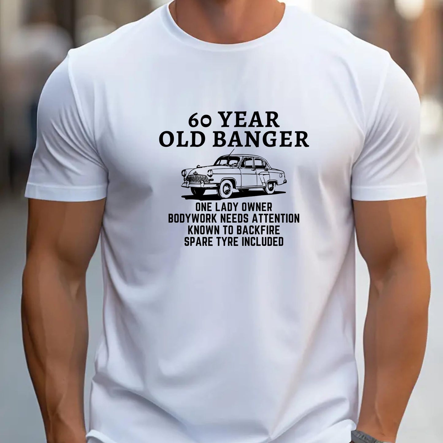 60th Birthday T-Shirt, Vintage Aged to Perfection Design, Funny Banger Celebration Gift
