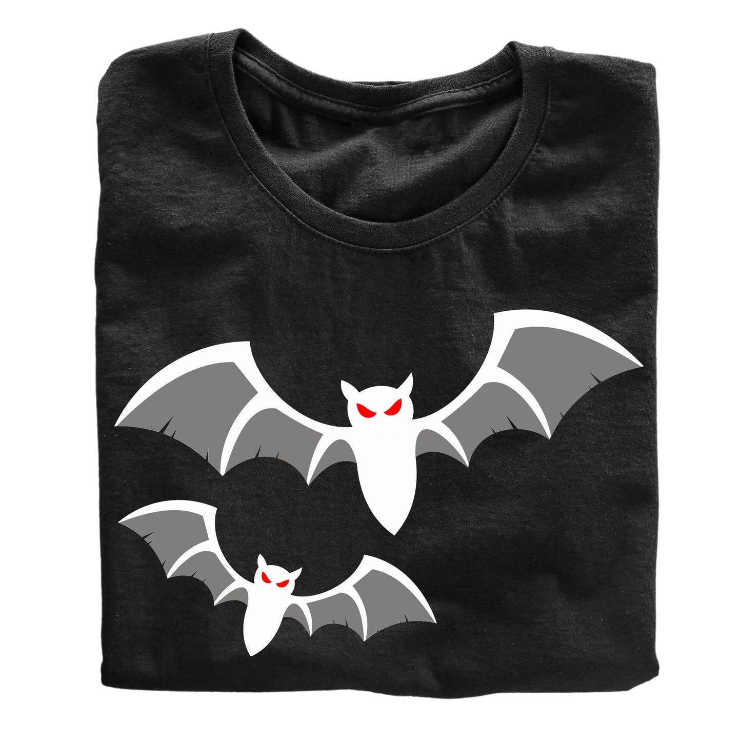 Be Buz Scary Bats Happy Halloween Night Fun Kids Adults Logo Printed Unisex Men Women Summer Winter Cotton Crew Neck Casual T-Shirt