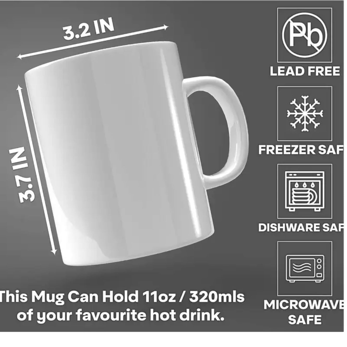 Personalised Snake Mug – Custom Name – 11oz