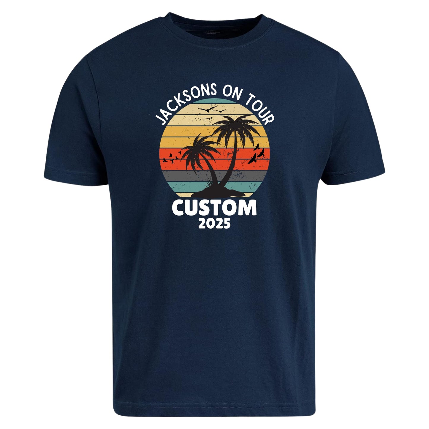 Be Buz Personalized Family Vacation 2025 T-Shirt Custom Name Matching Holiday Tee, Family Trip 2025 Shirts