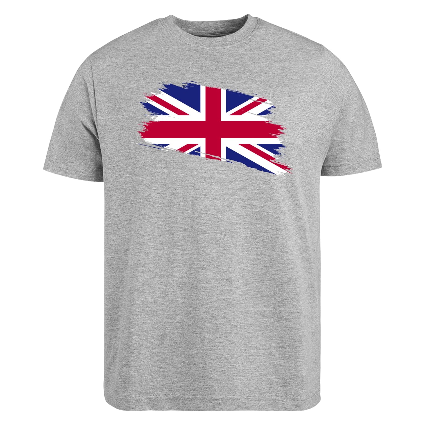 Be Buz Union Jack Flag T-Shirt for Women Great Britain Ladies Cool Distressed Flag Cotton Shirt Gift for her