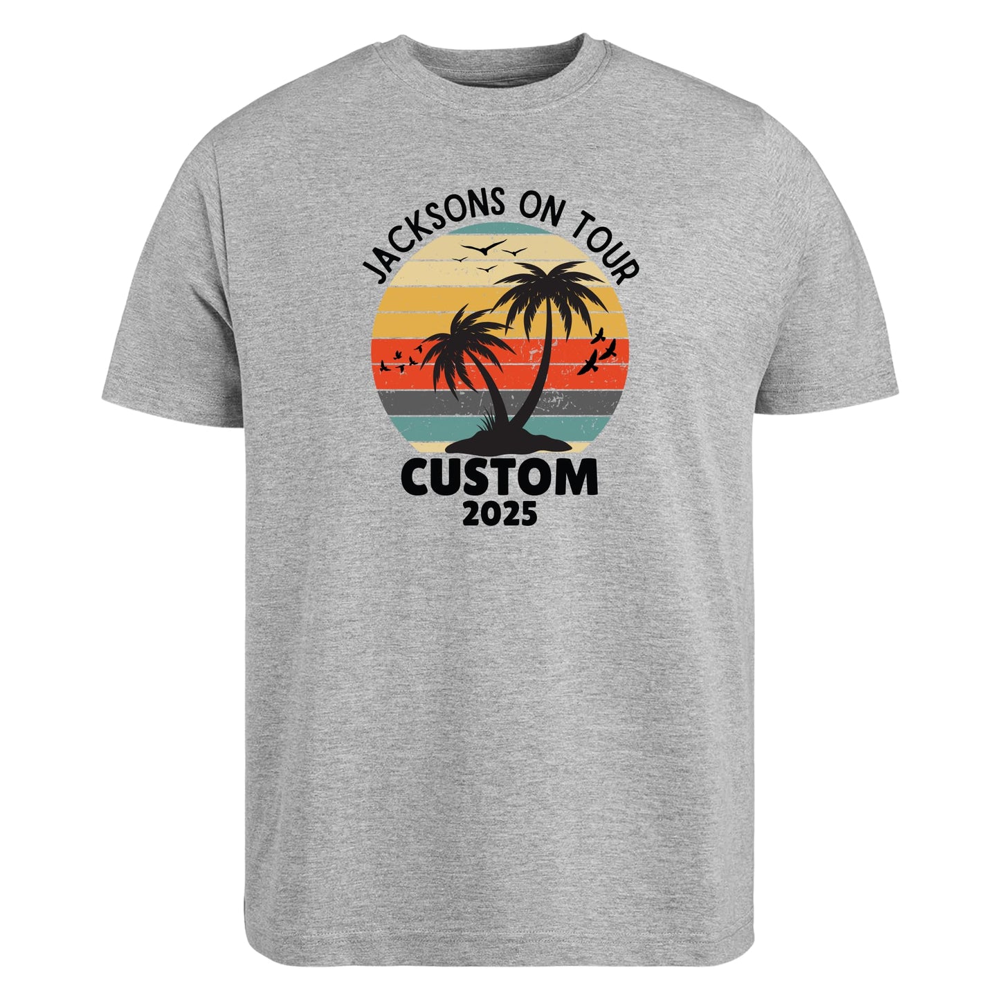 Be Buz Personalized Family Vacation 2025 T-Shirt Custom Name Matching Holiday Tee, Family Trip 2025 Shirts