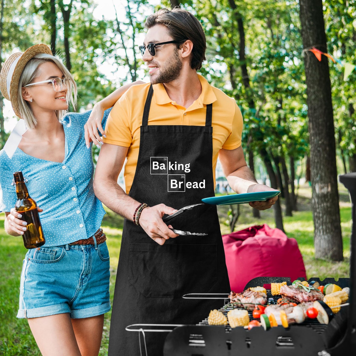 Baking Bread The Essential Bread Bakers Apron Funny Apron Dad Aprons Gift for Him Aprons for Mens Chef Apron Baking Apron Father Day Gift Black Apron
