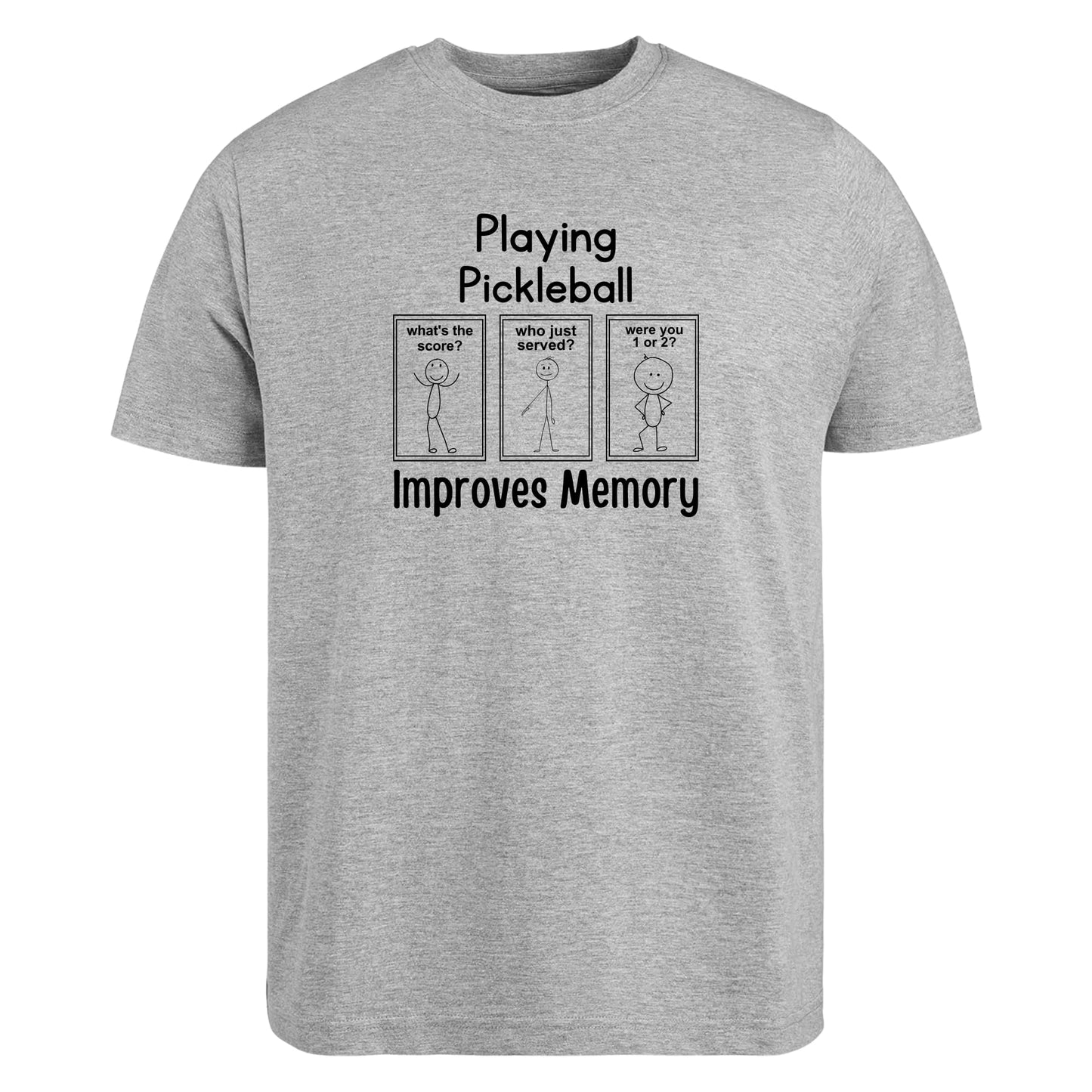 Be Buz Playing Pickleball Improves Memory T-Shirt for Women Gift for Pickleball Players Memory Booster Shirt