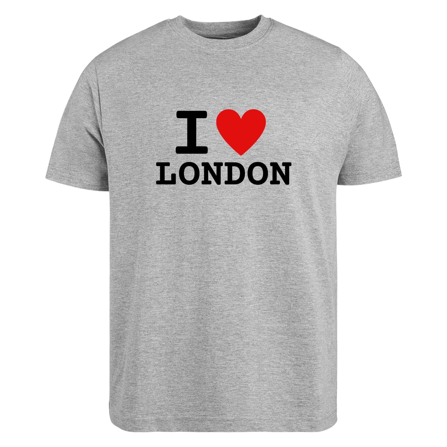 Be Buz I Love London T-Shirt, Unisex Cotton Graphic Tee, Classic Heart Design, British City Pride, Trendy UK Souvenir Shirt for Men and Women Travel Gift