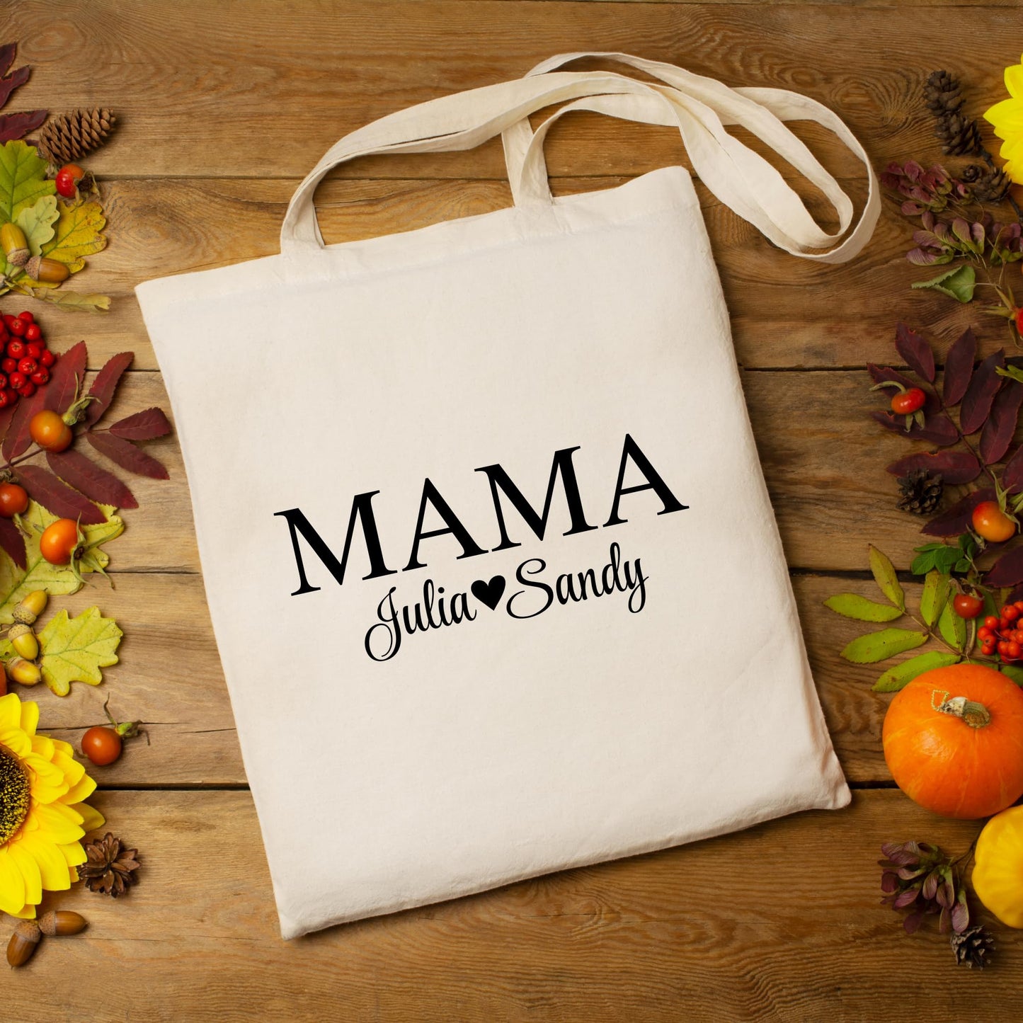 Be Buz Custom Name Tote Bag for Mom and Child Personalized MAMA and Me Bag Custom Children’s Gift Mother’s Day Gift Personalized Mother and Child Matching Tote Bags