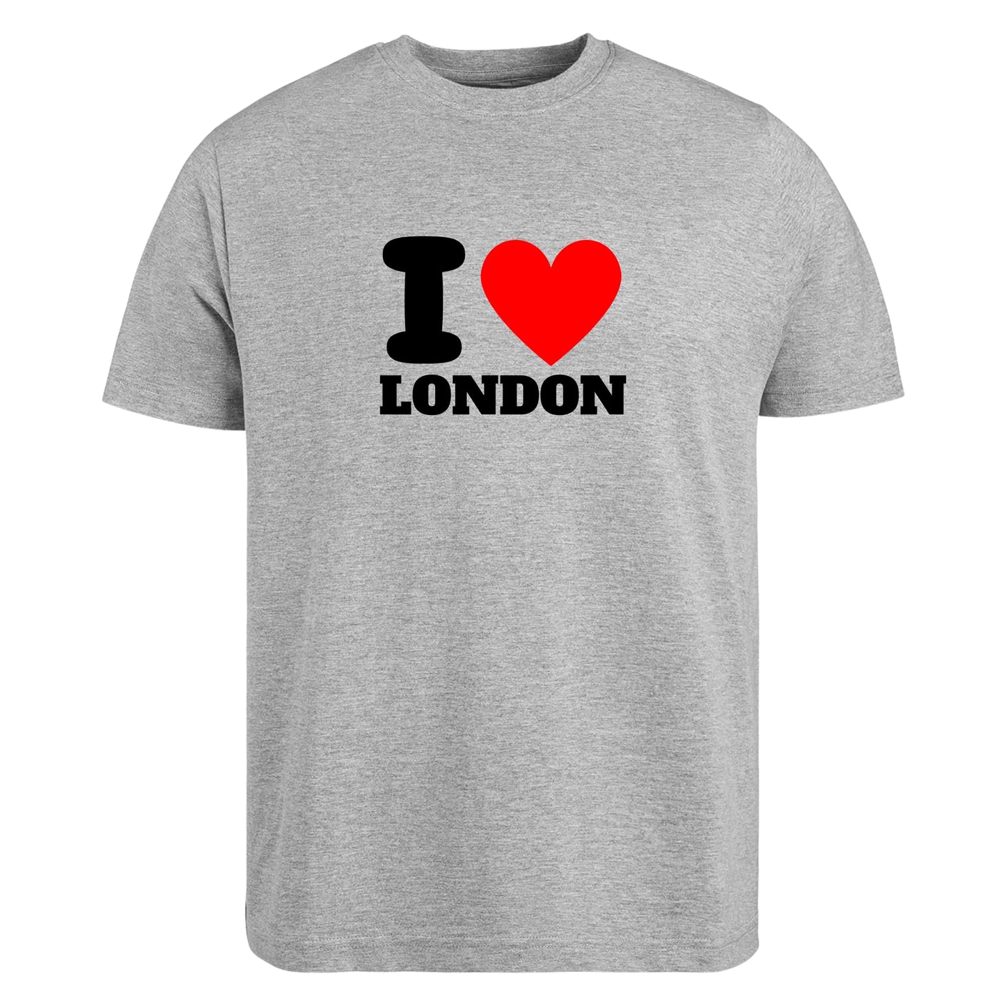 Be Buz I Love London T-Shirt Unisex Graphic Tee with Classic Heart Design Trendy UK Souvenir Shirt for Men and Women Travel Gift, British City Pride Shirt
