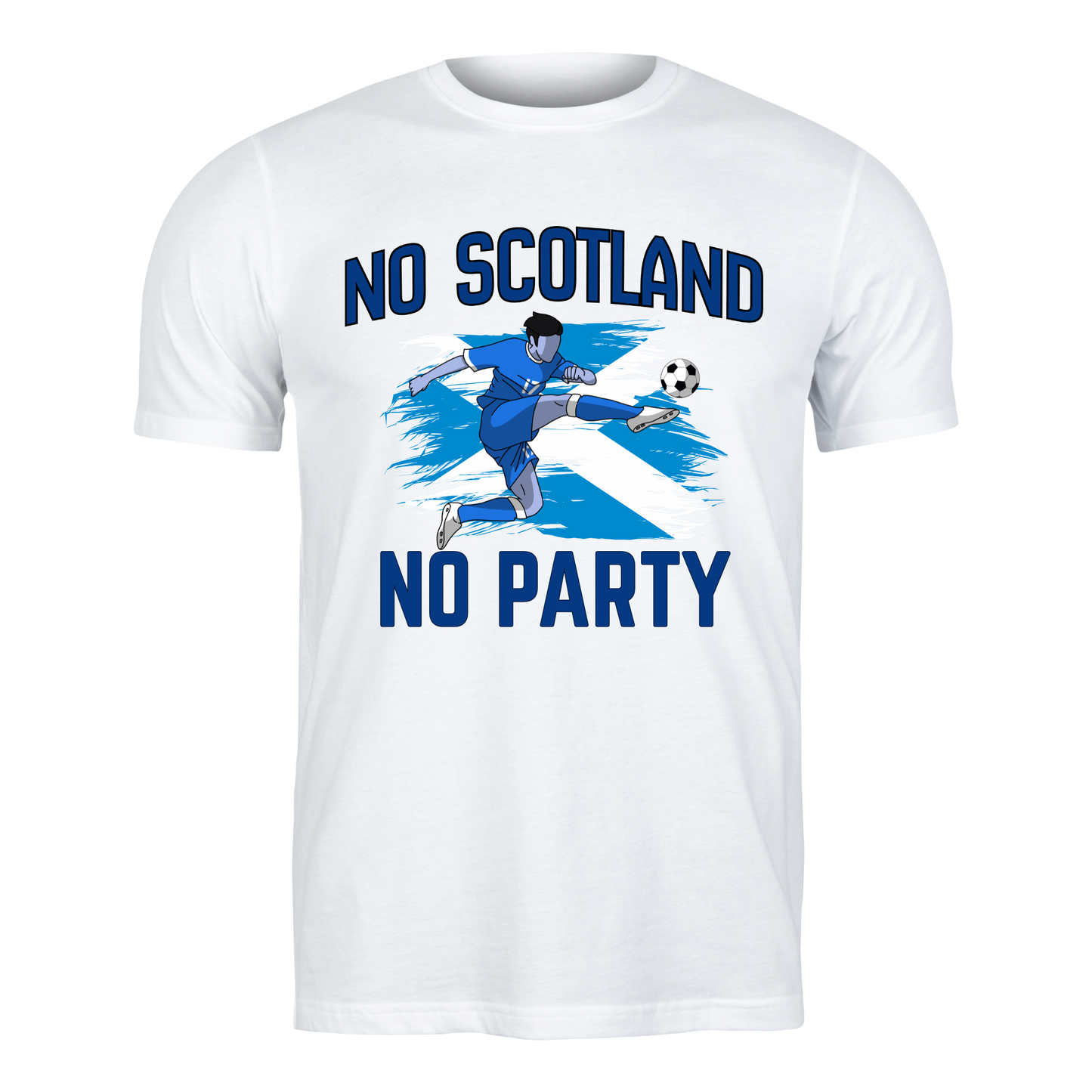 No Scotland No Party | Scotland Player T-Shirt | World Cup 2026 Football Gift