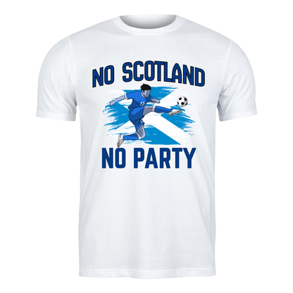 No Scotland No Party | Scotland Player T-Shirt | World Cup 2026 Football Gift