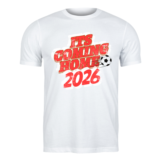 It's Coming Home 2026 | Retro Football T-Shirt | England Fan Gift