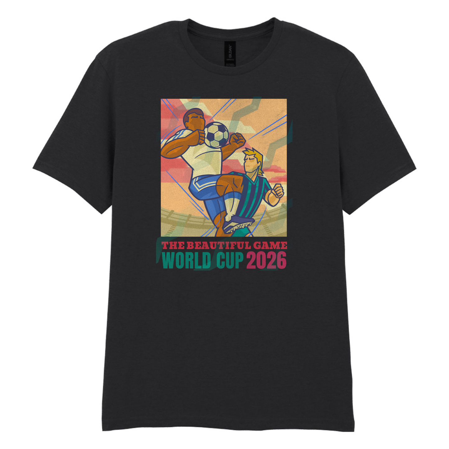 The Beautiful Game – Retro World Cup 2026 T-Shirt | Vintage Football Graphic Tee | FIFA Fan Gift - Top Tee