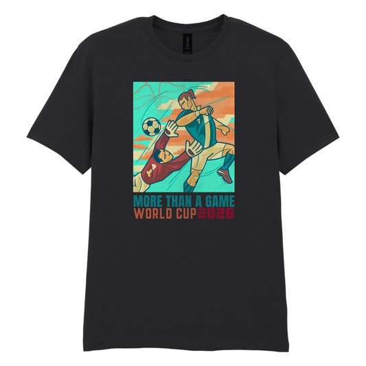 More Than a Game – Retro World Cup 2026 T-Shirt | Vintage Football Graphic Tee | FIFA Fan Gift - Top Tee