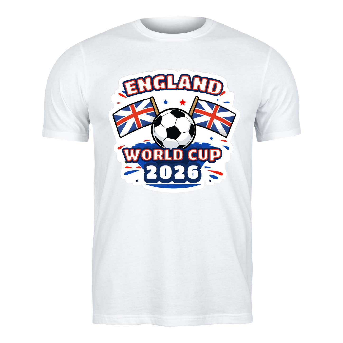 England World Cup 2026 | Flags & Football T-Shirt | England Fan Gift