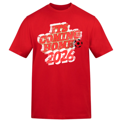 It's Coming Home 2026 | Retro Football T-Shirt | England Fan Gift