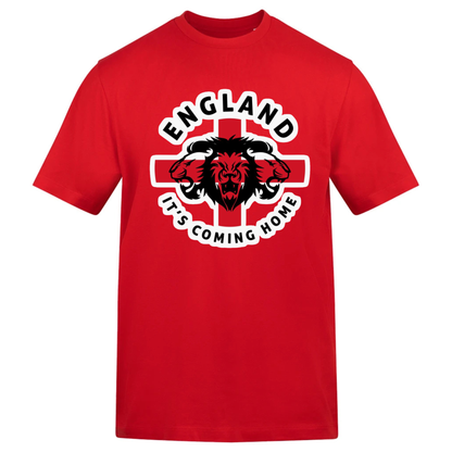 England - Its Coming Home World Cup 2026 T-Shirt | Football Graphic Tee | Football Fan Gift